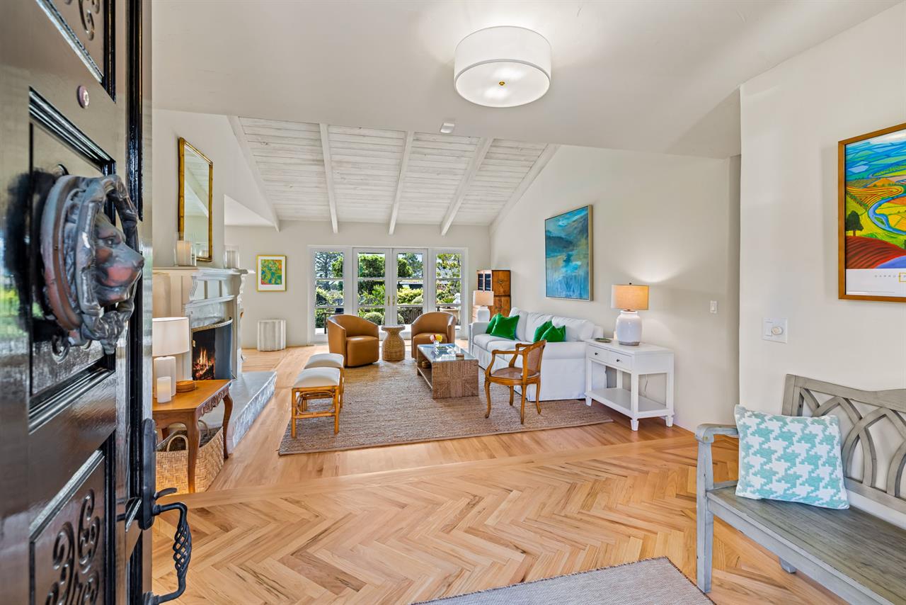 Front Entry Looks into the Living Room