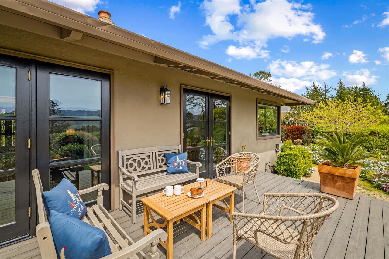 Back Deck Outside the Living and Dining Rooms