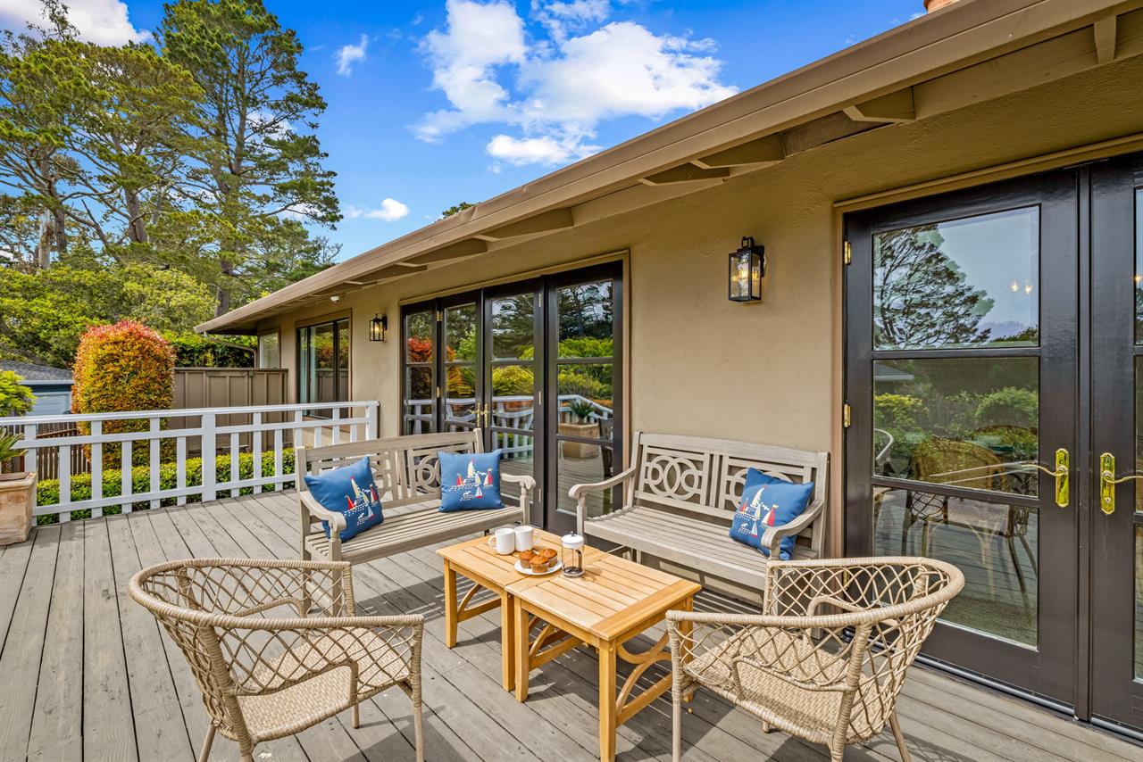 Back Deck Outside the Living and Dining Rooms