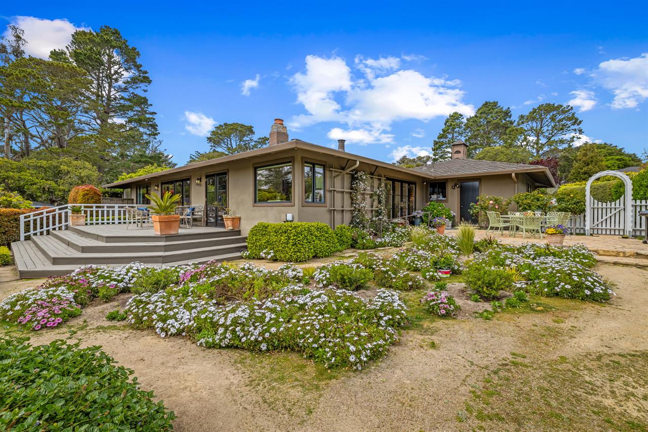 Backyard Showing Both the Deck and the Patio