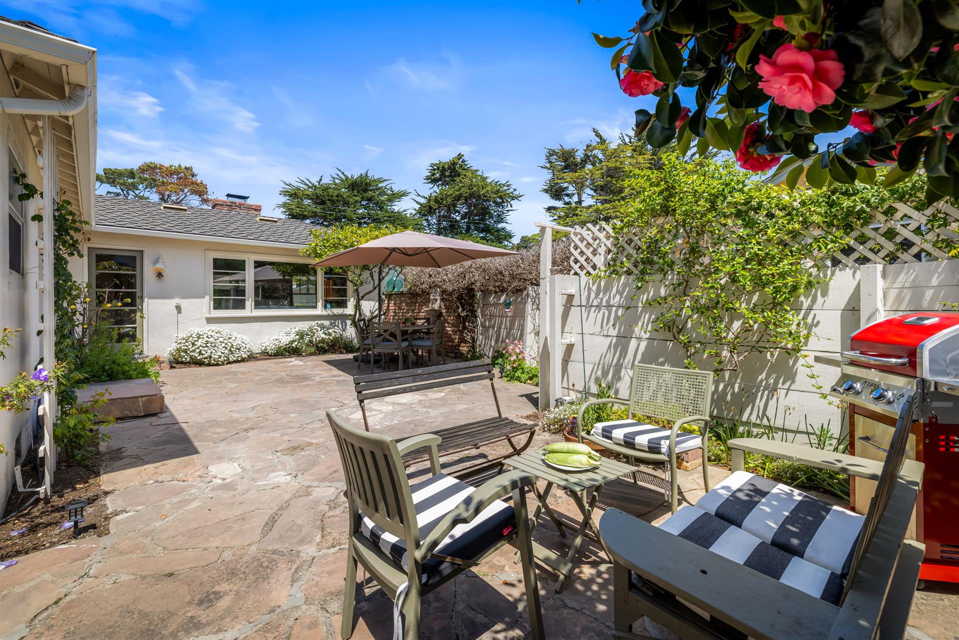 Several Outdoor Living Spaces