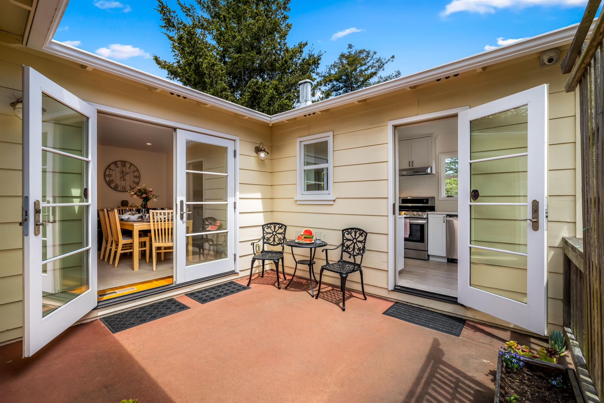 Patio Off the Dining Area and Kitchen