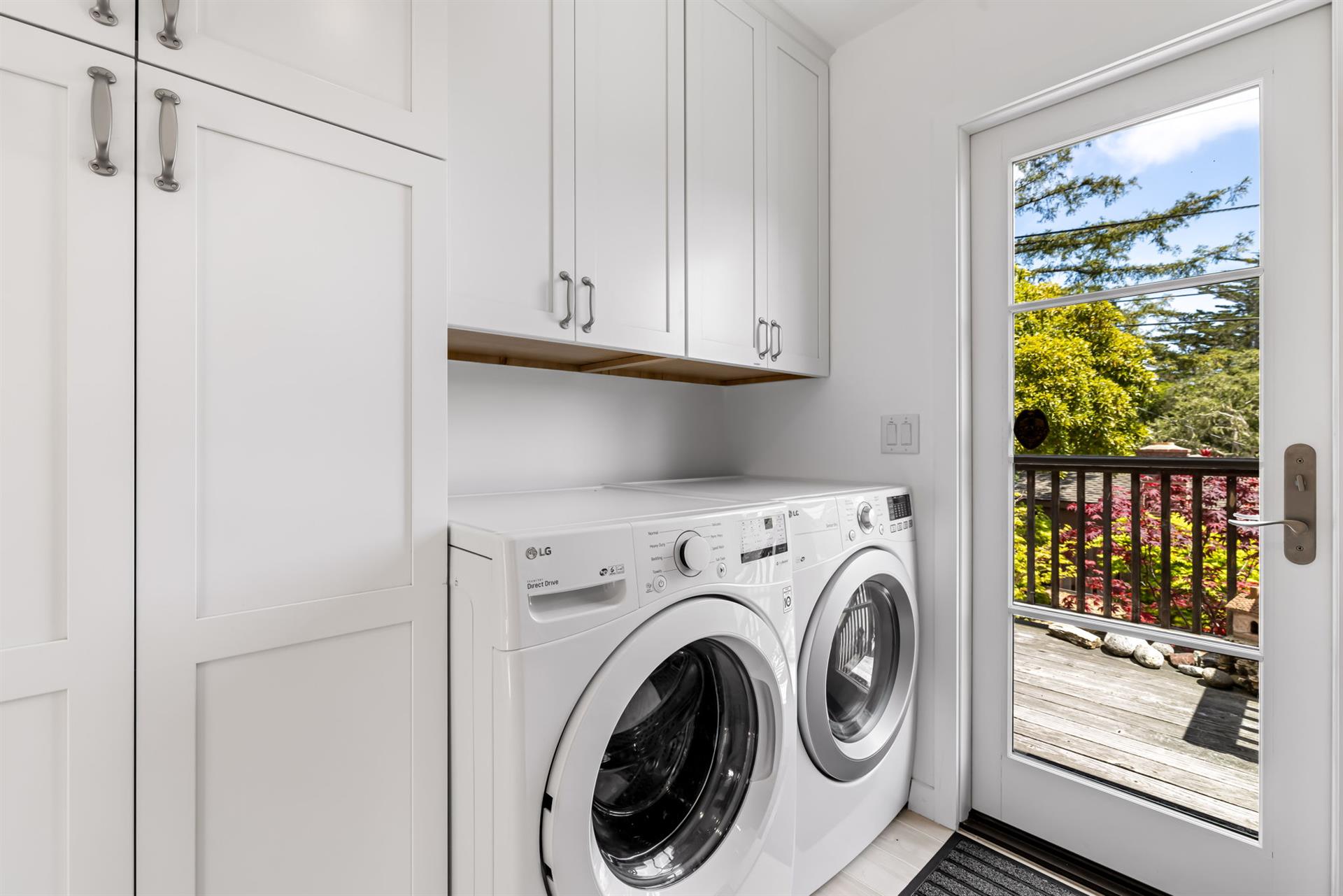 Adjacent to the Kitchen is the Laundry Area