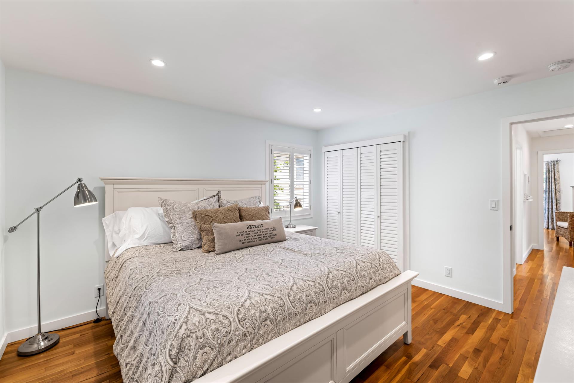 Bedroom 2 has a King Bed
