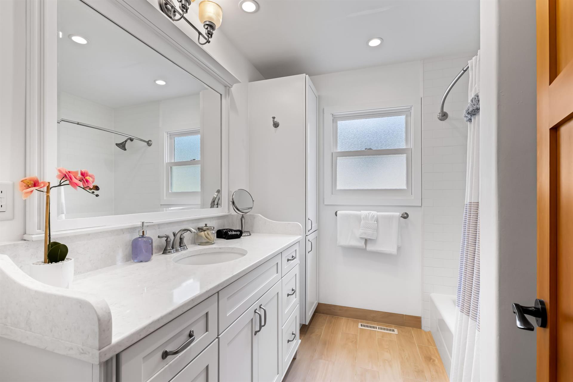 Bathroom 2 has a Shower Over Tub Combo