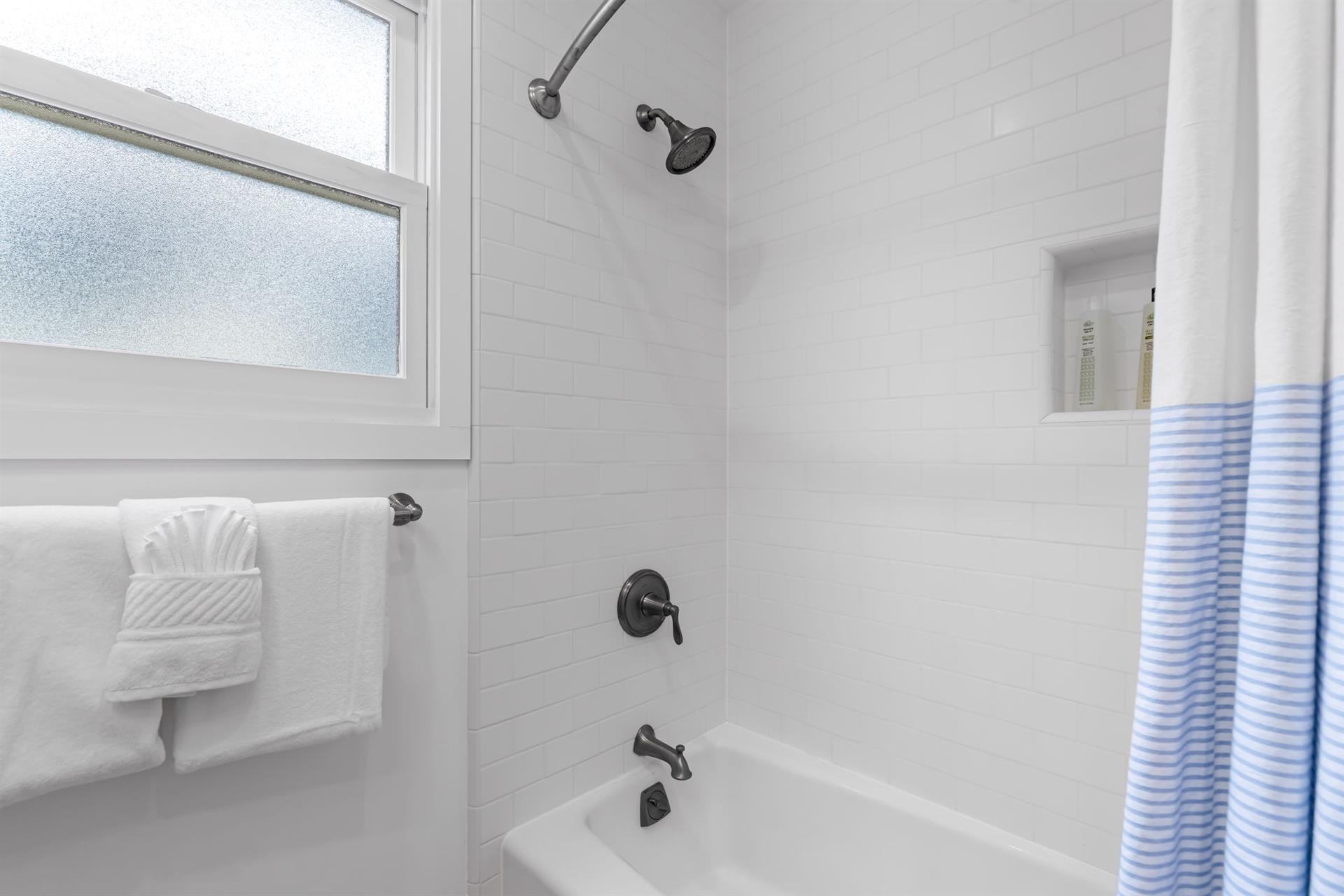 Bathroom 2 has a Shower Over Tub Combo