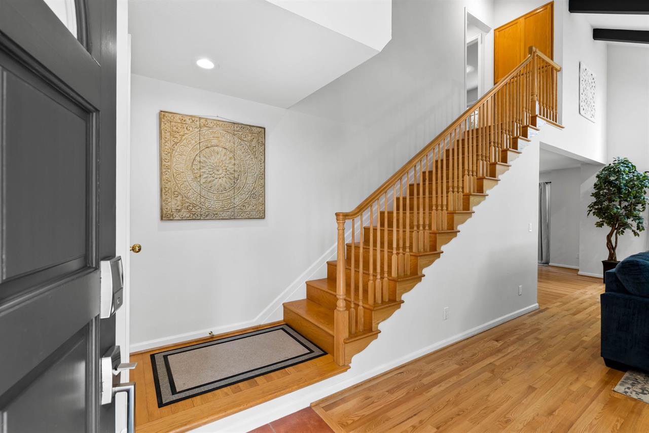 Heading Upstairs to Two Bedrooms and a Bath