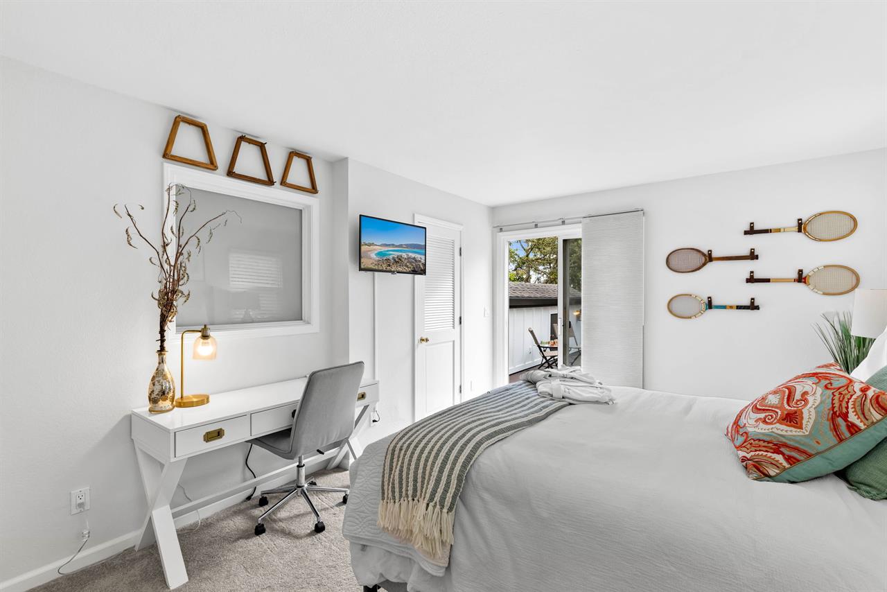 Bedroom 1  Upstairs  Has Access to a Private Deck