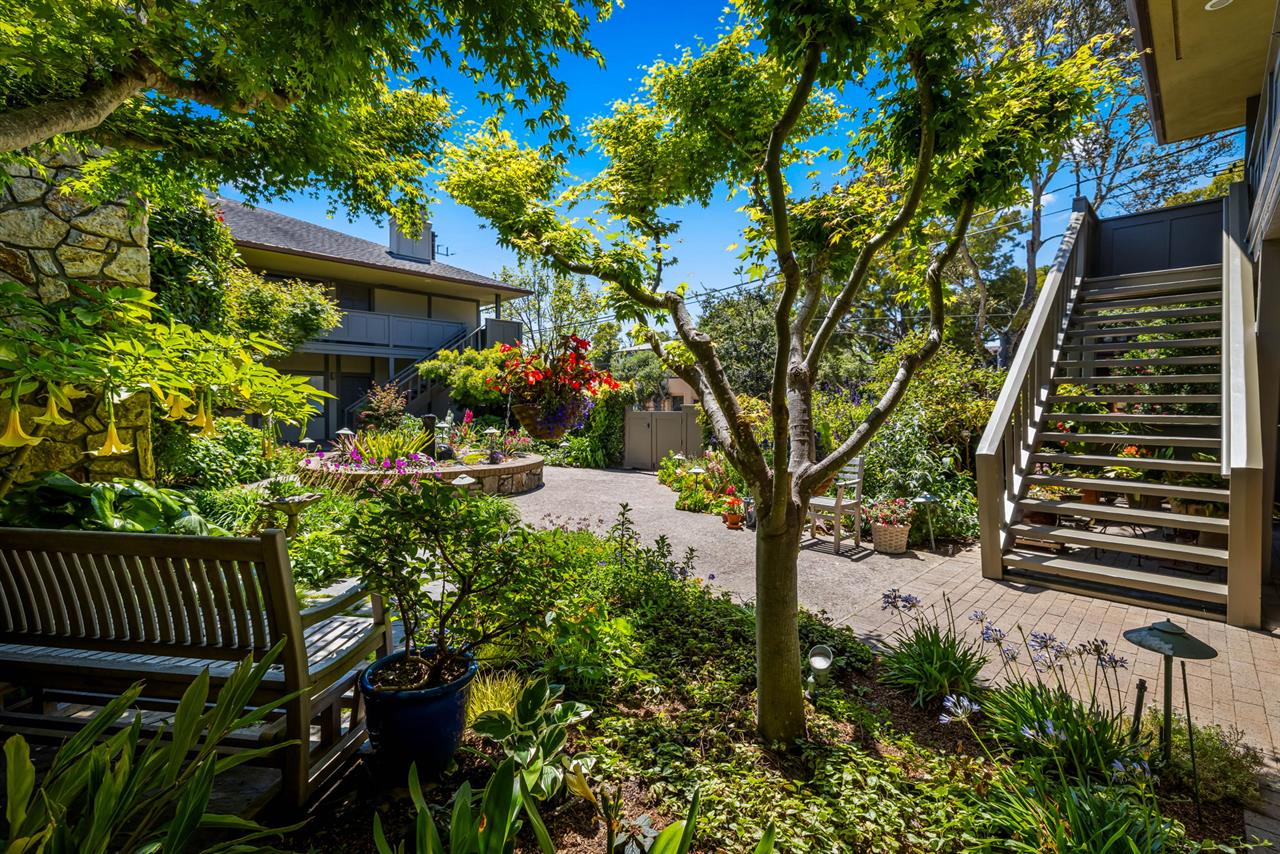 Beautifully Landscaped Central Courtyard with a Fountain