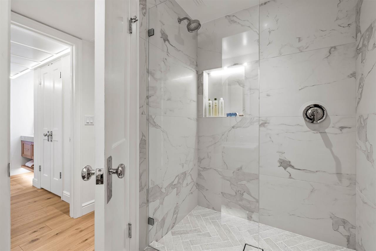 Hall Bathroom has a Shower