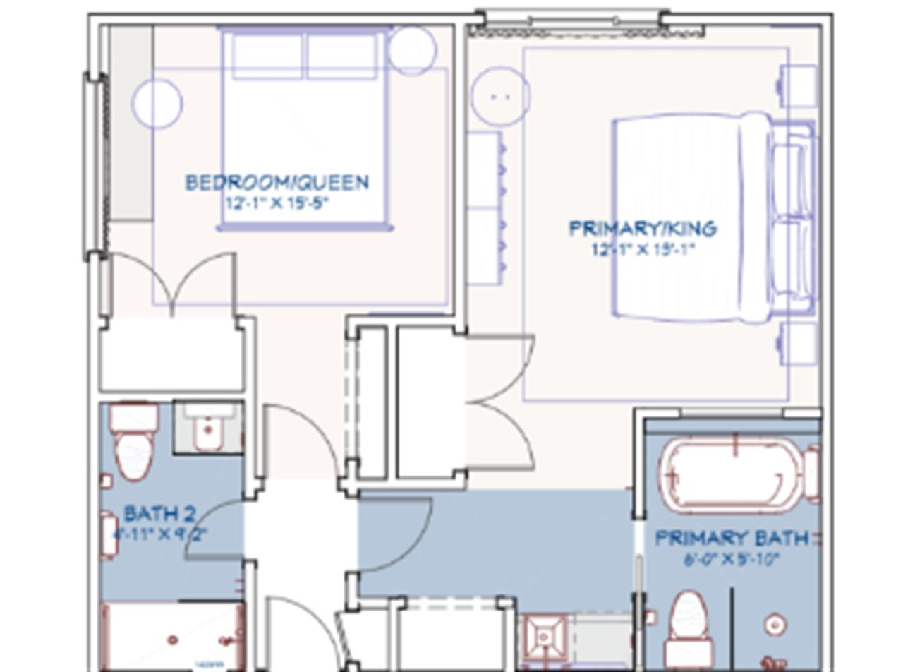 Furnished Floor Plan 22