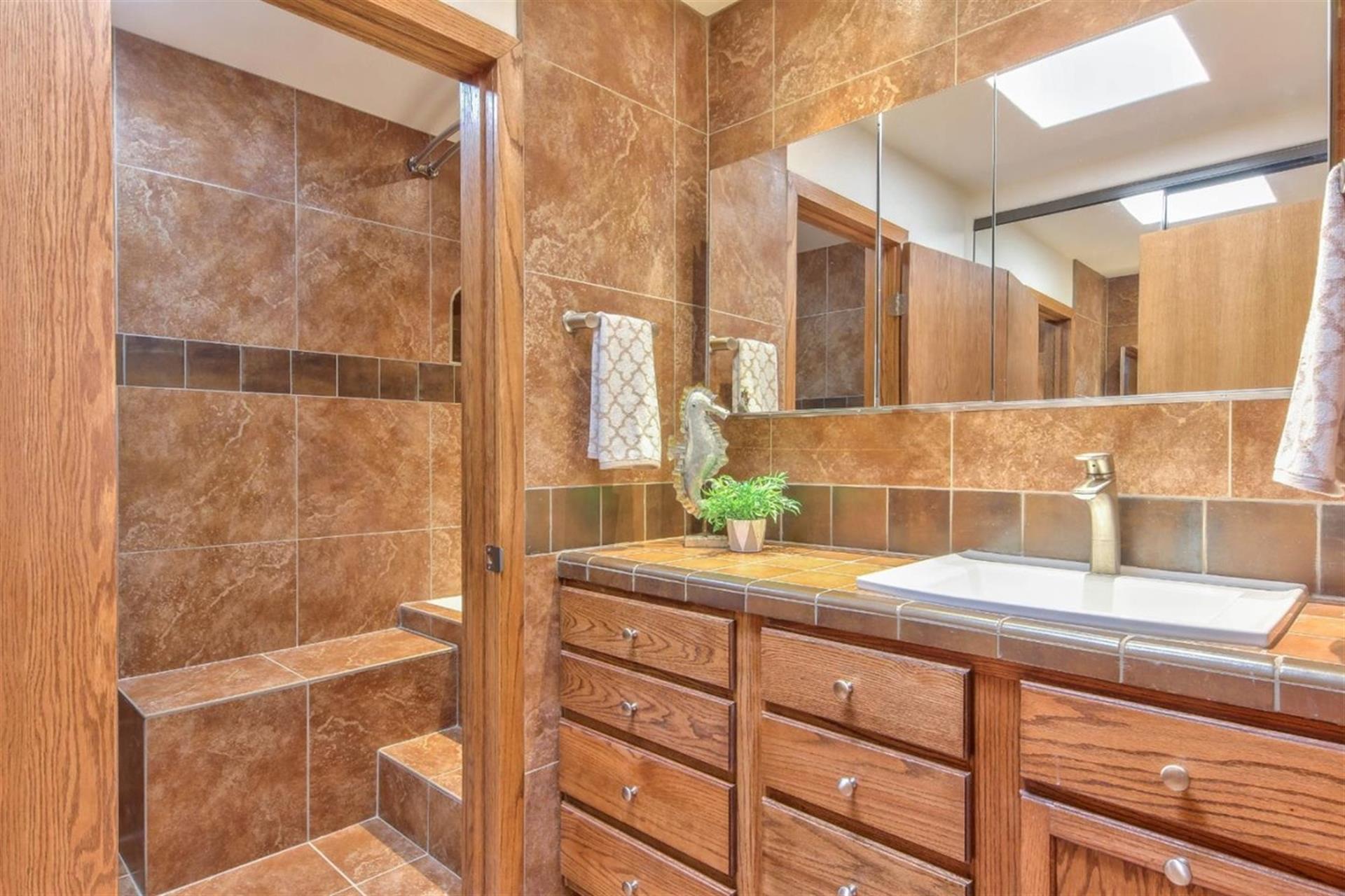 One of the Two Bathrooms
