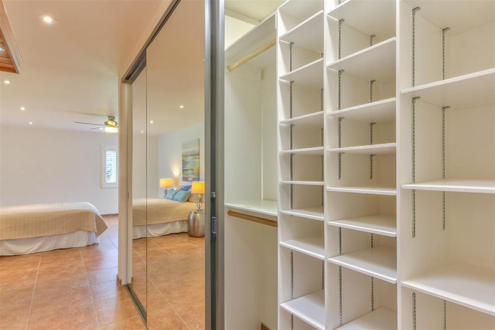 Bedroom Closet bed not included
