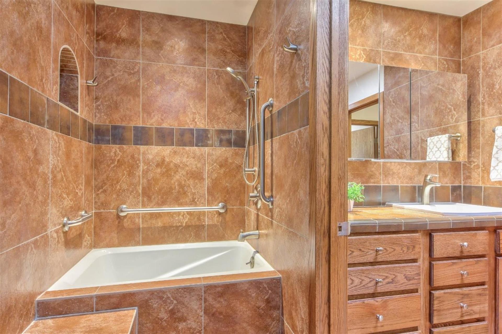 One of the Two Bathrooms