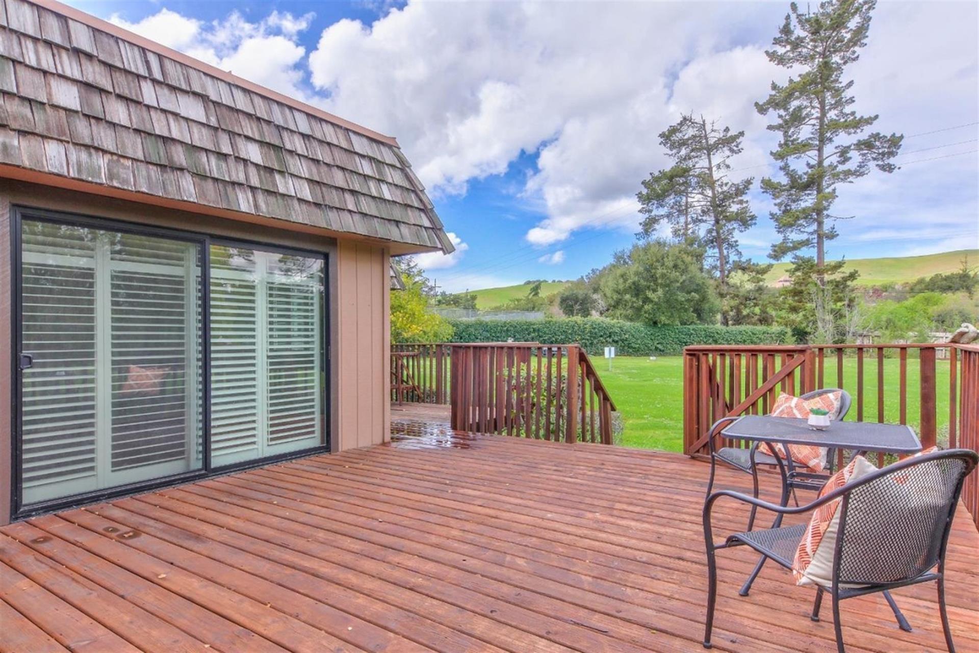 Spacious Deck with an Expansive View