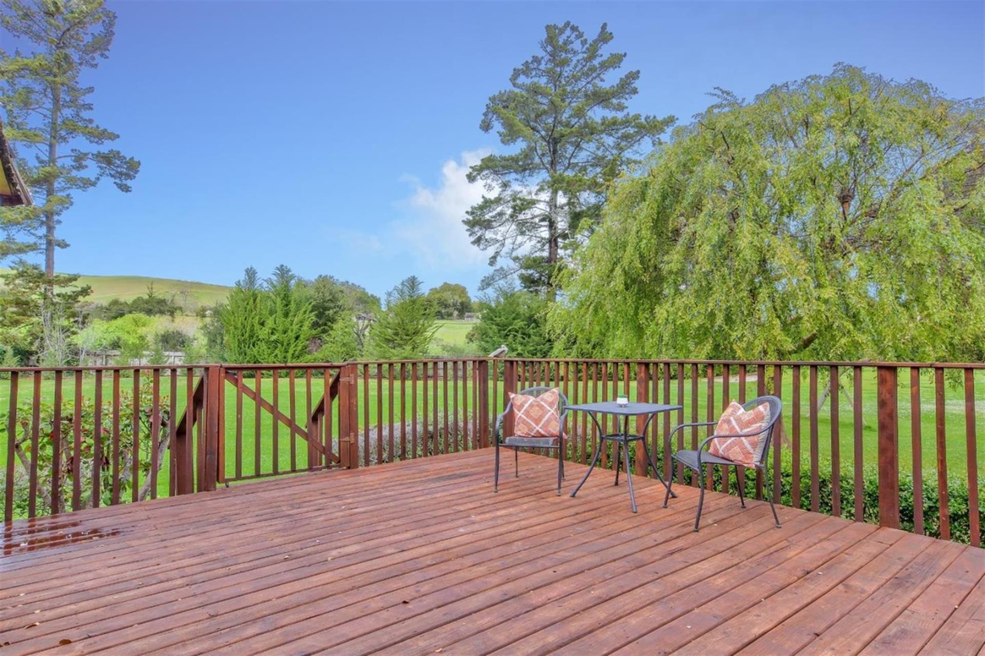 Spacious Deck with an Expansive View