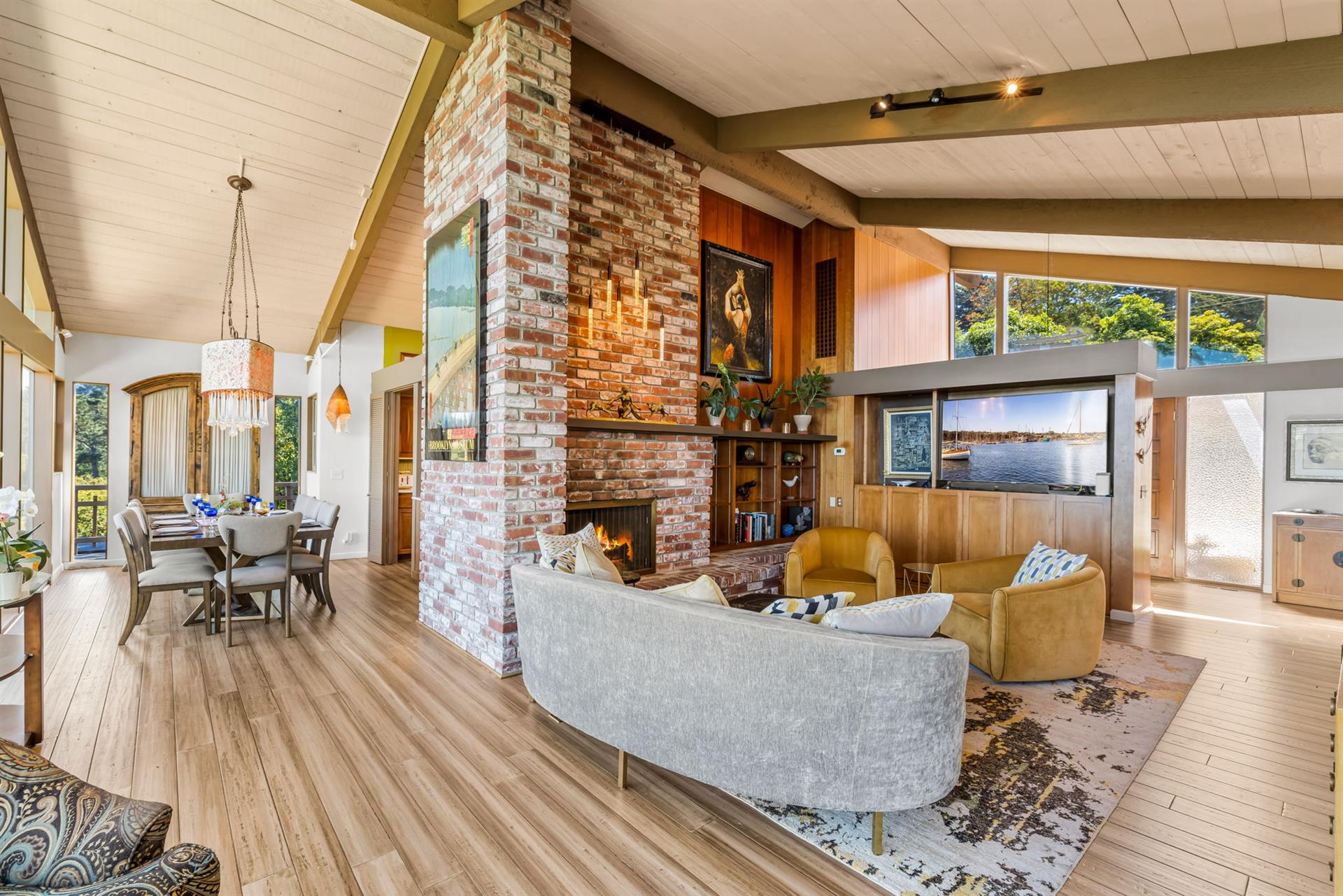 Living Room and Dining Area