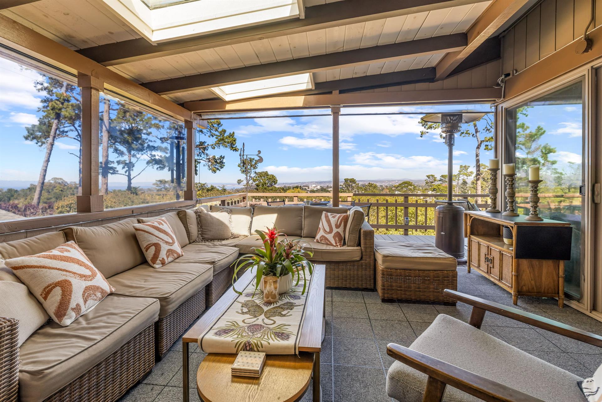IndoorOutdoor Deck Near the Piano Bar and Living Rooms