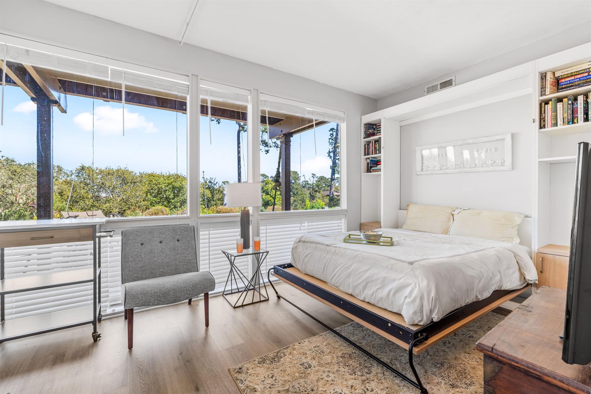 Optional Queen Murphy Bed in Bedroom 5  the Bunkhouse