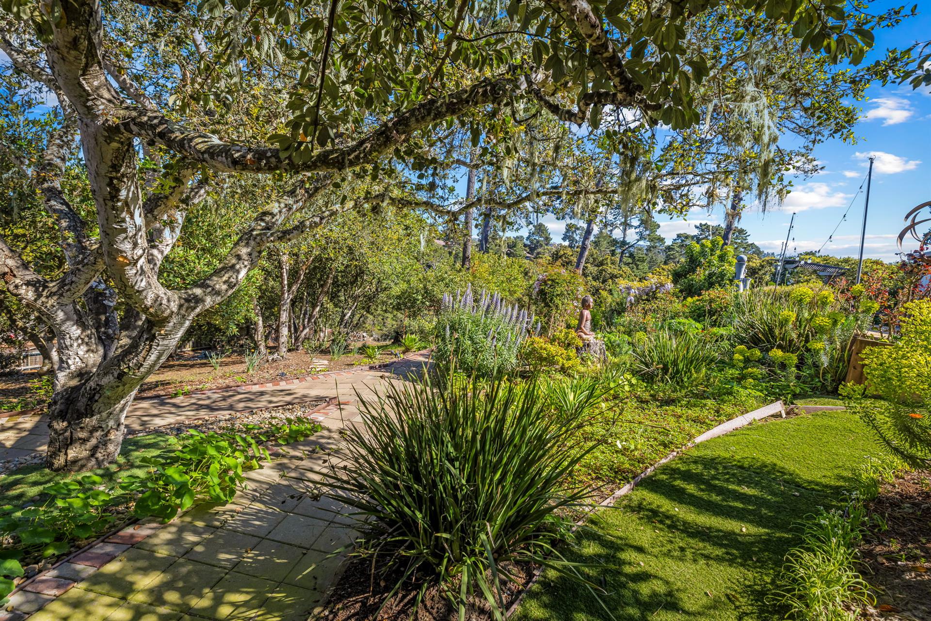 Beautiful Gardens on TwoThirds of an Acre  Backyard is Fenced