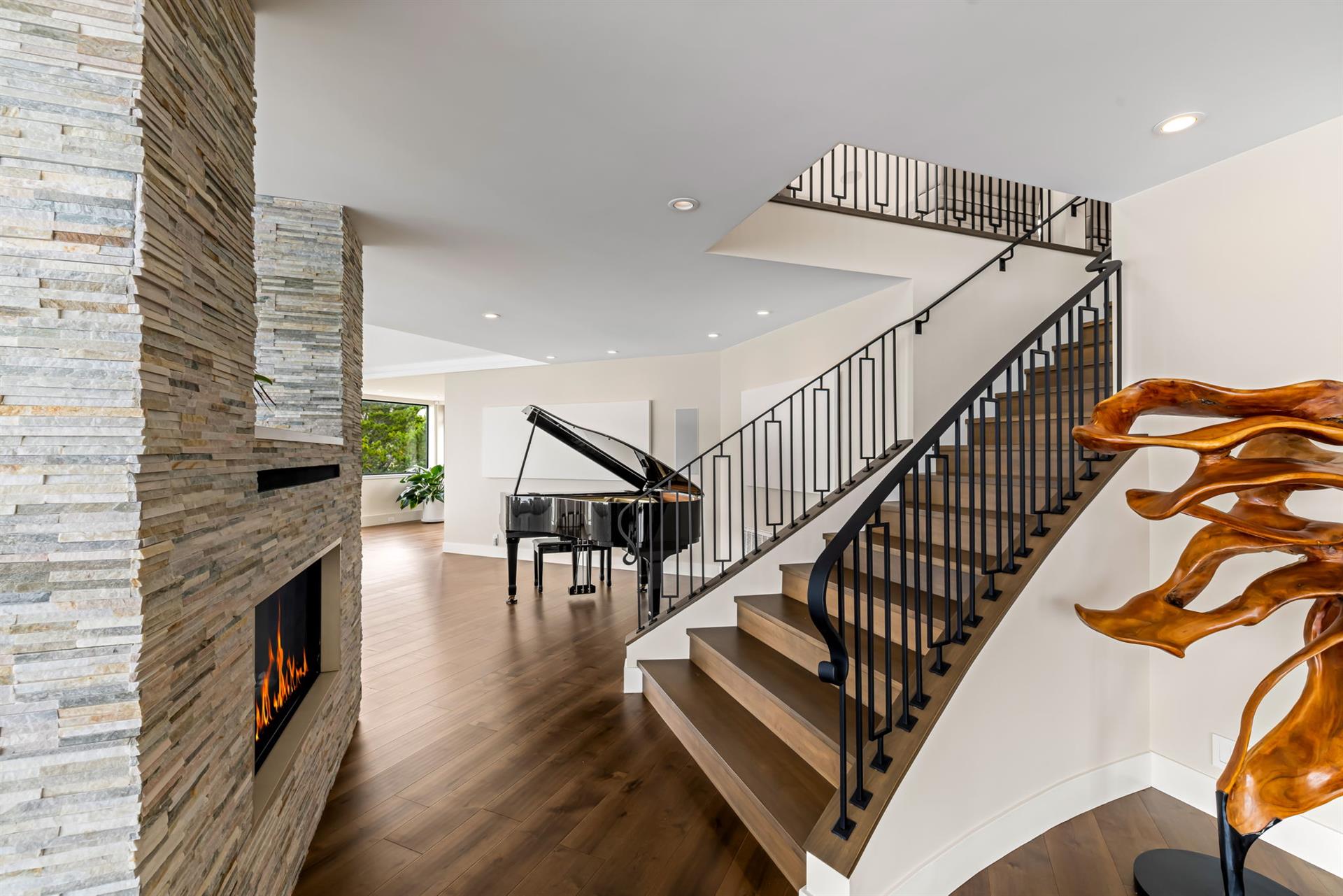 Stairs Leading Up to the Family Room