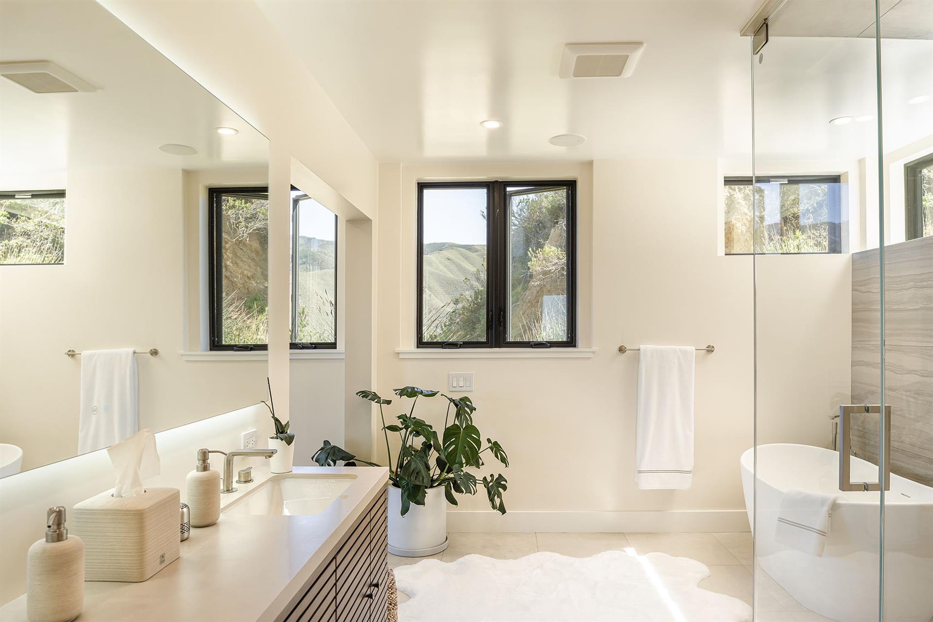 En Suite Bathroom for Bedroom 2  Tub and Separate Shower