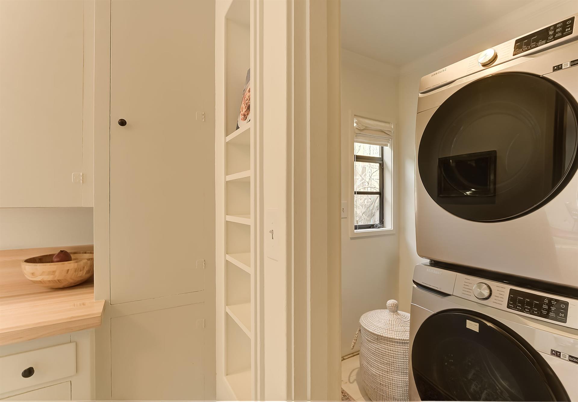 Laundry Area Next to the Kitchen