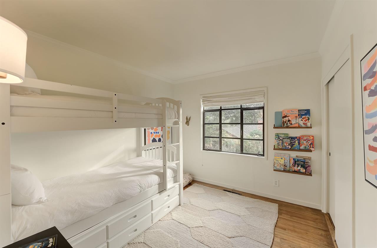 Bedroom 3 has Twin Bunk Beds and a Twin Trundle Bed