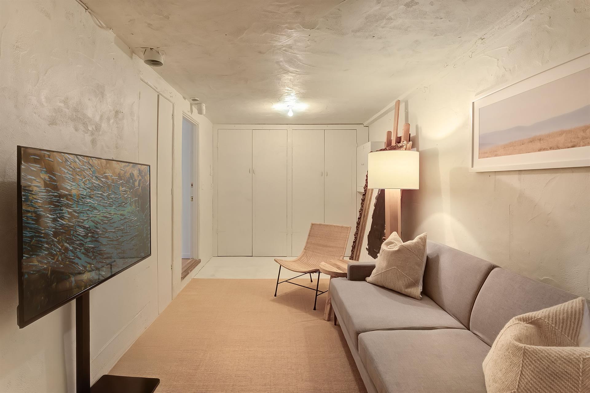 One Car Garage has been Converted into a Den