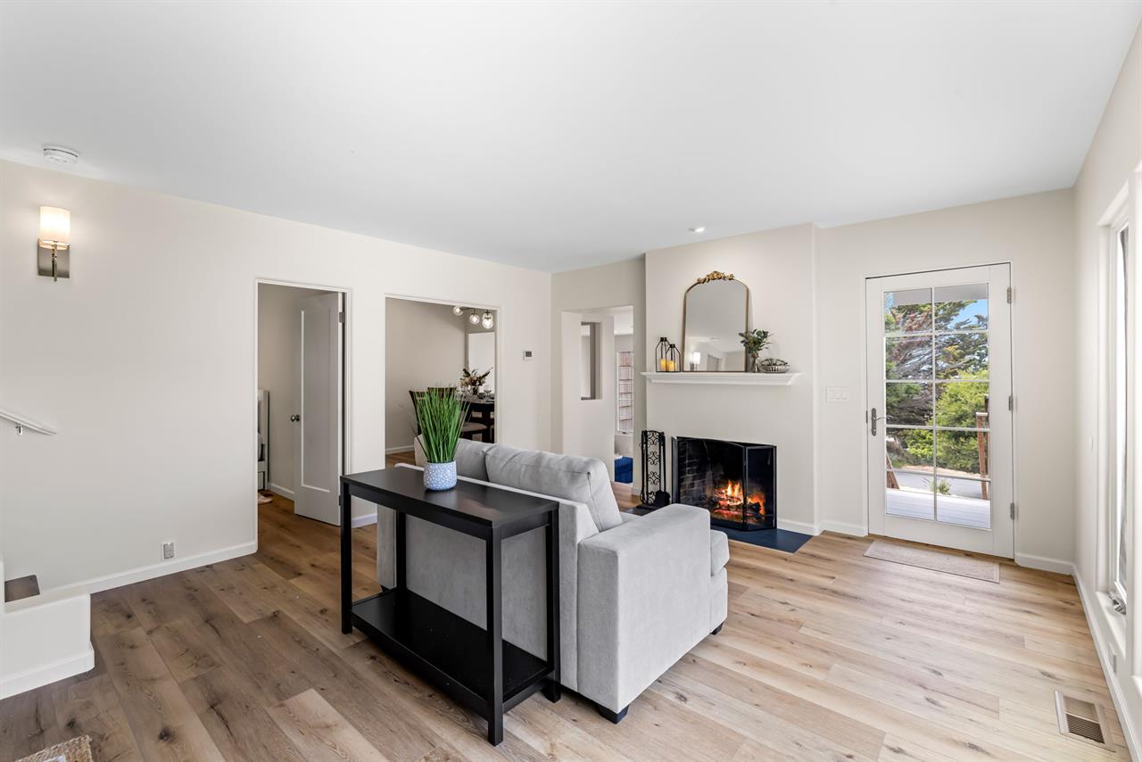 Living Room has a WoodBurning Fireplace