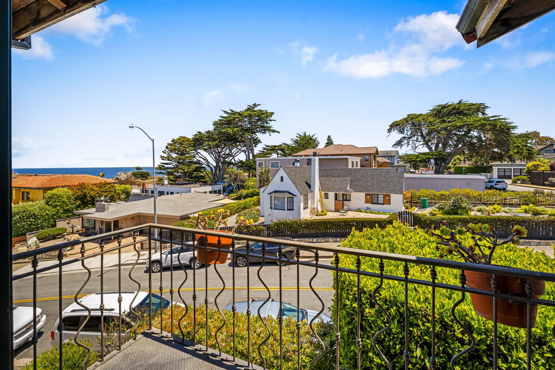 Part of the View from the Second Kitchen Balcony
