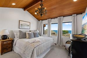 Upstairs, Primary Bedroom Suite with TV, Bay View