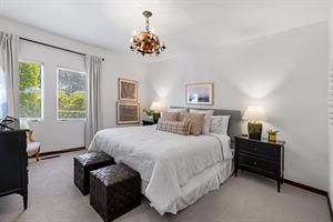 California King Bed in Second Bedroom on the First Floor