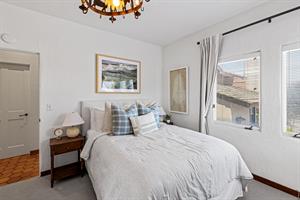 Third Bedroom has a Queen Bed and a Bay View