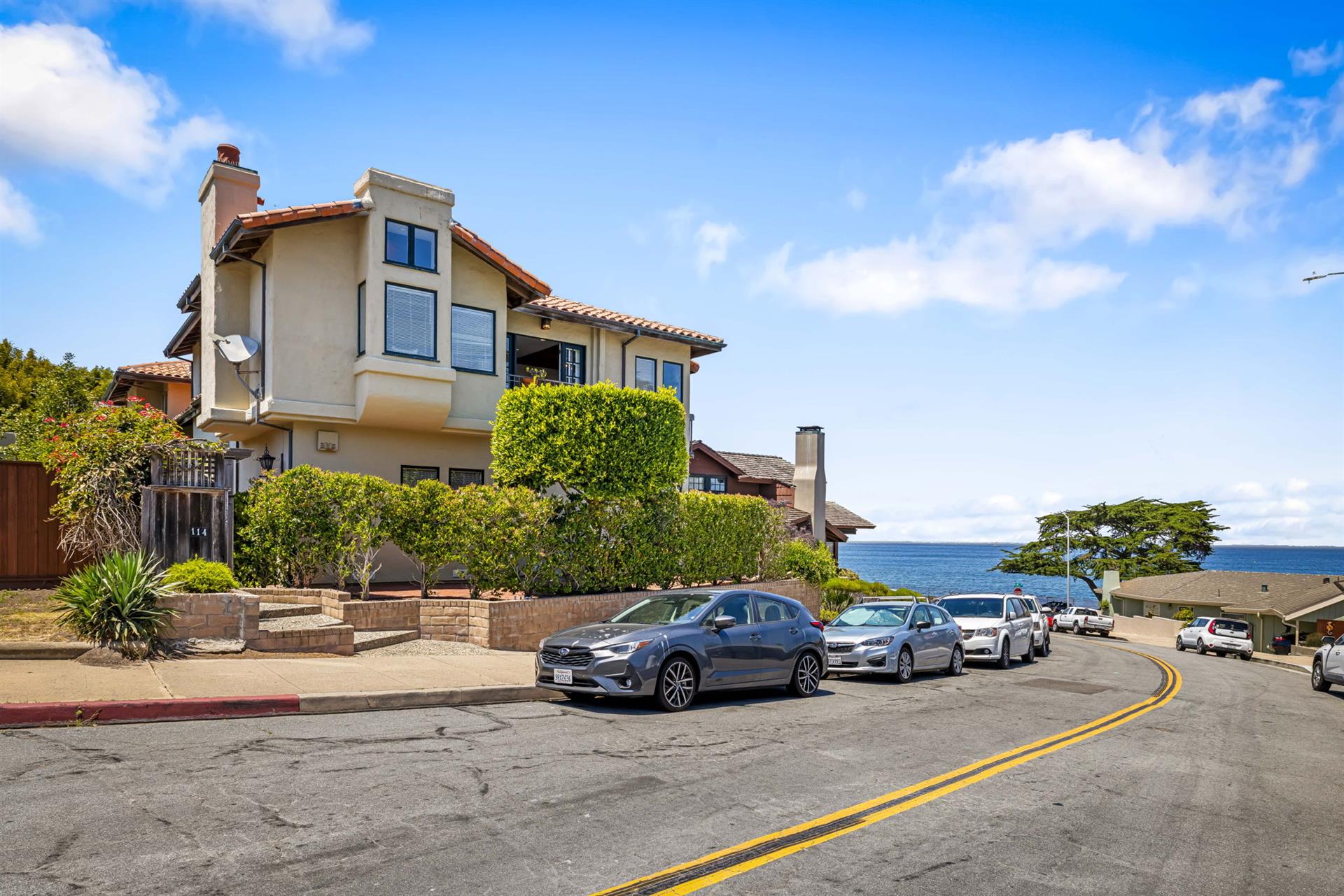 Exterior of the Townhouse Showing Its Closeness to the Bay