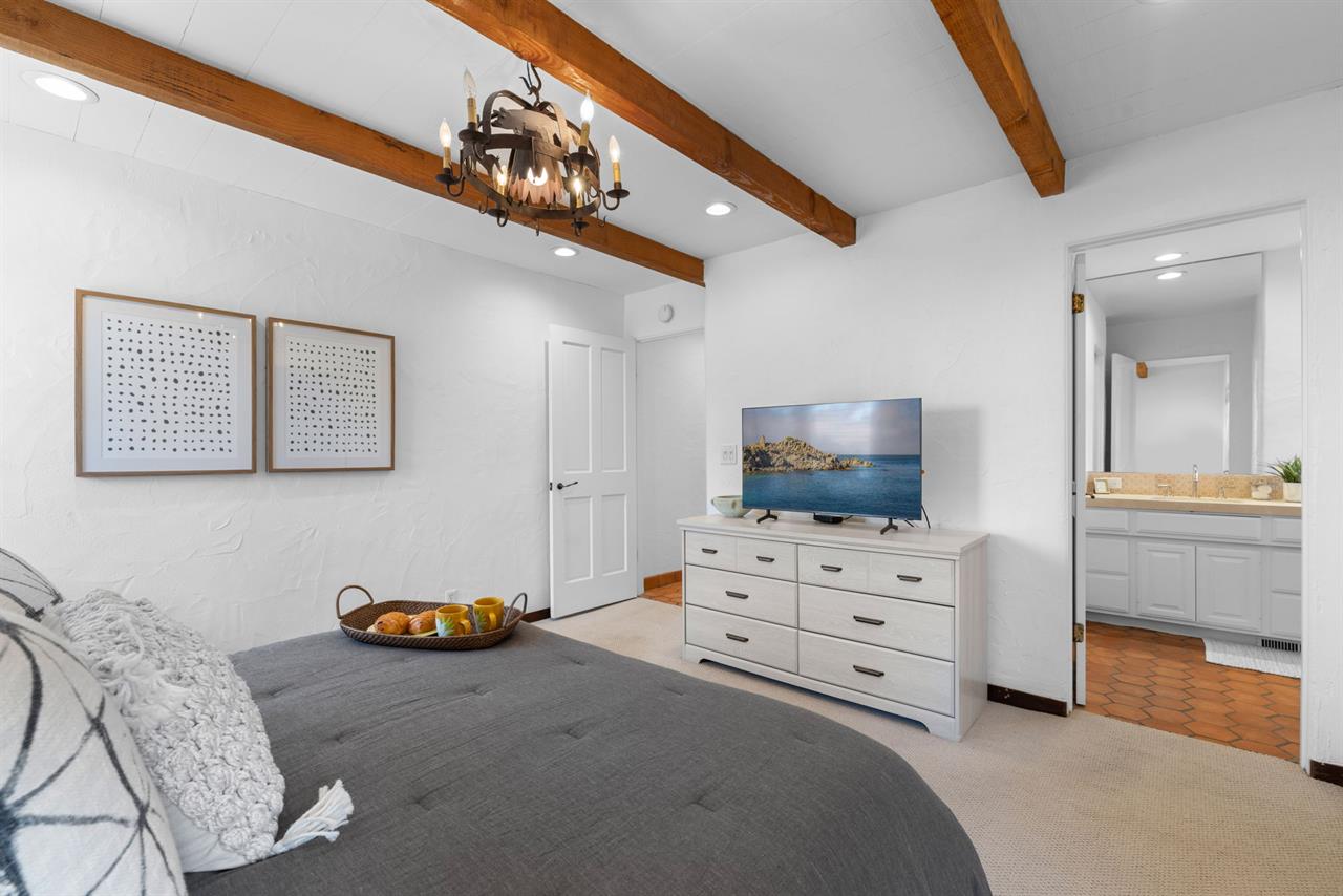 Bedroom 1  Upstairs  King Bed, TV, EnSuite Bath