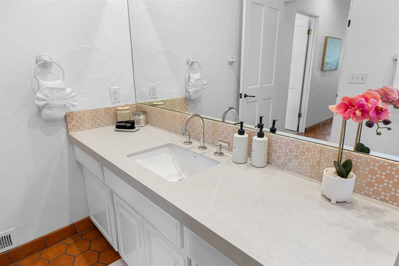 Bath 2  First Floor  is Updated and has a Large Shower