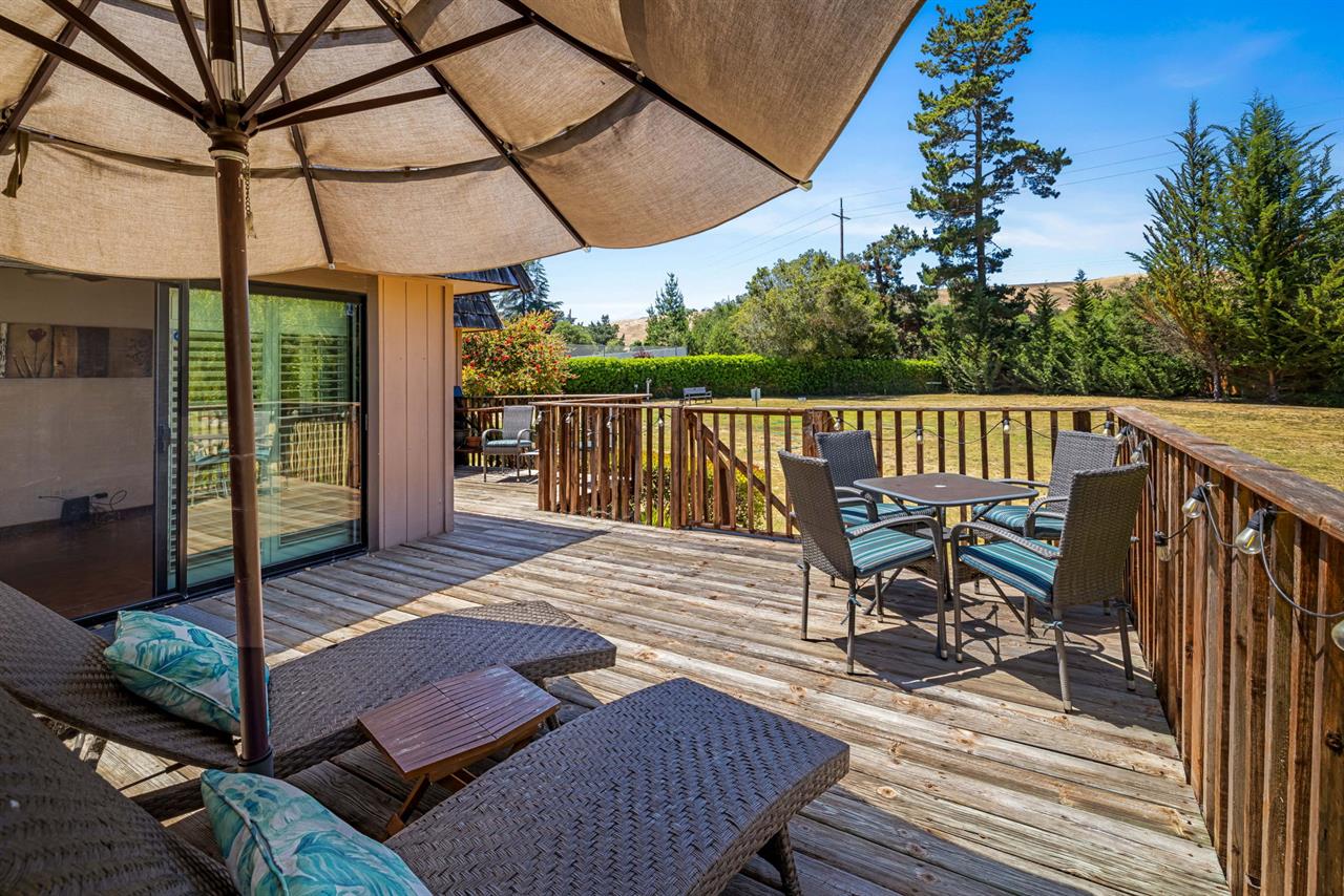 The Deck  furniture optional