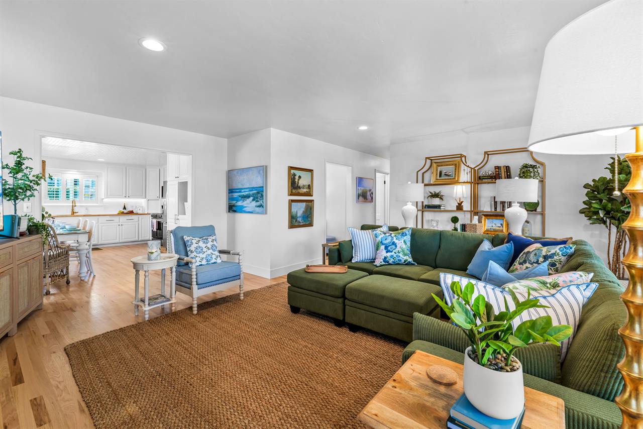 Family Room has a Gas Fireplace and a WiFiEnabled Smart TV