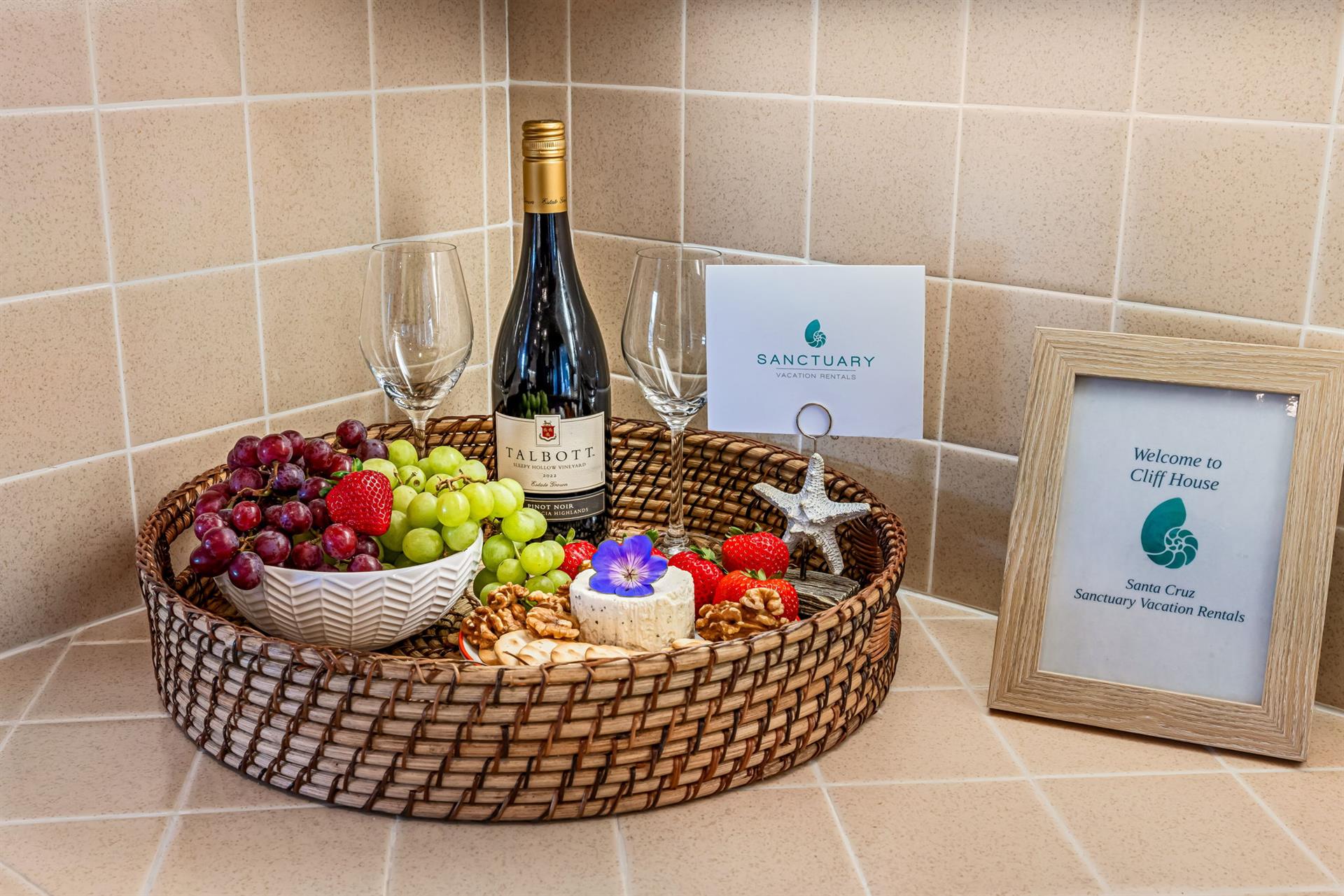 Wine and Cheese to Welcome You Just Add Fruit and Nuts
