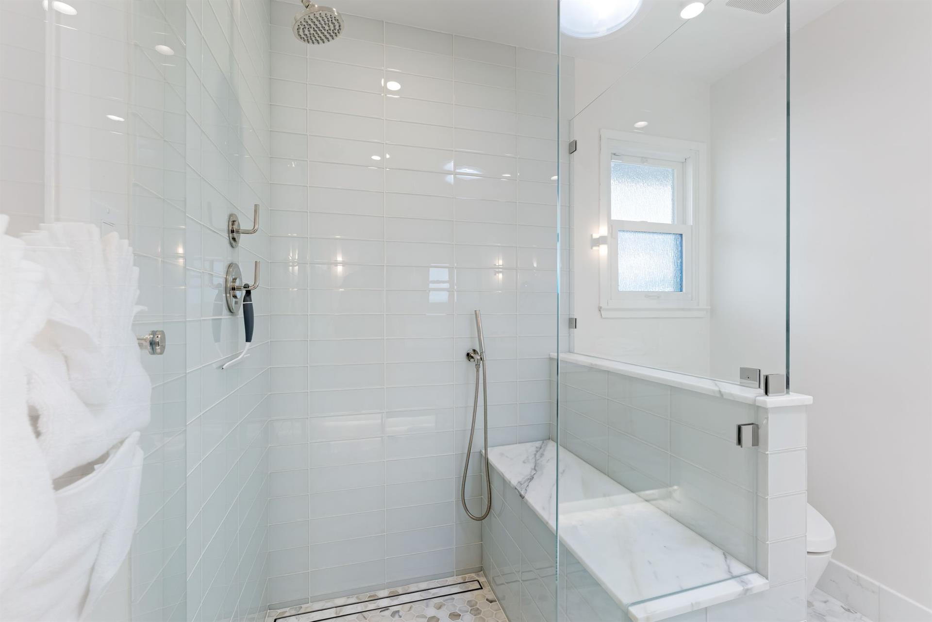 The Shower in EnSuite Bathroom for Bedroom 1