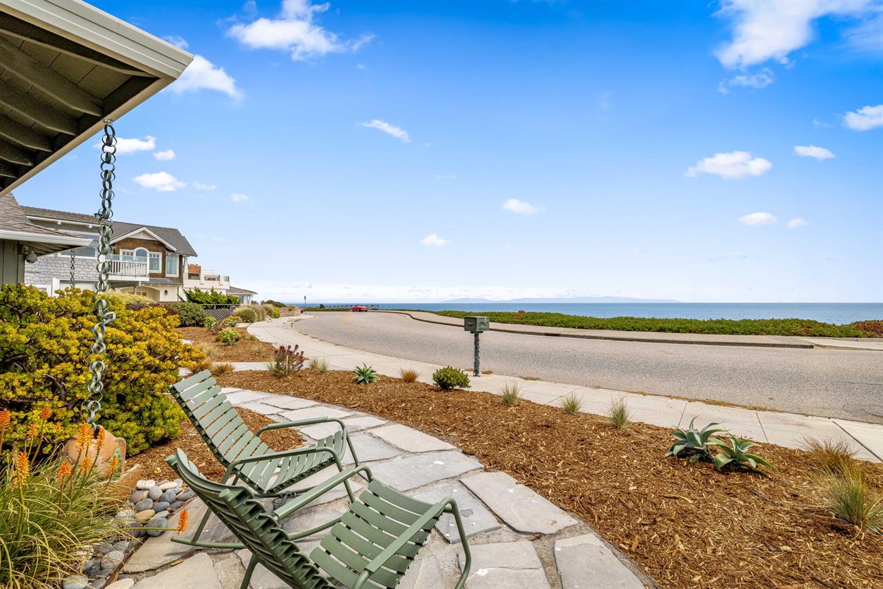 Front of the Home has an Ocean View