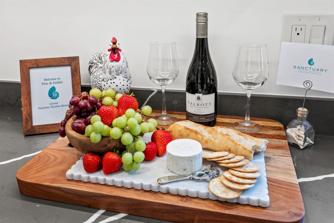 Wine and Cheese to Welcome You Just Add Fruit and a Baguette