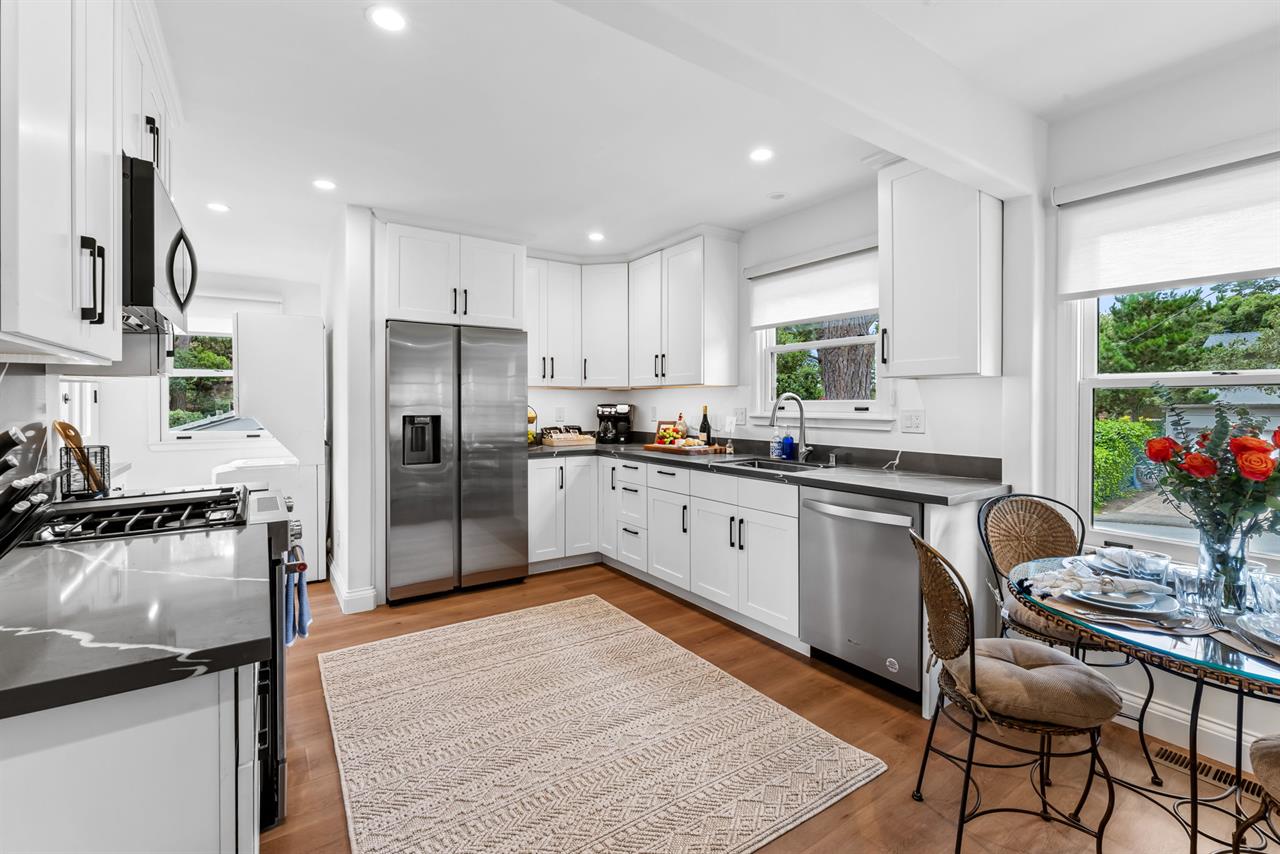 Updated Kitchen has Stainless Steel Appliances