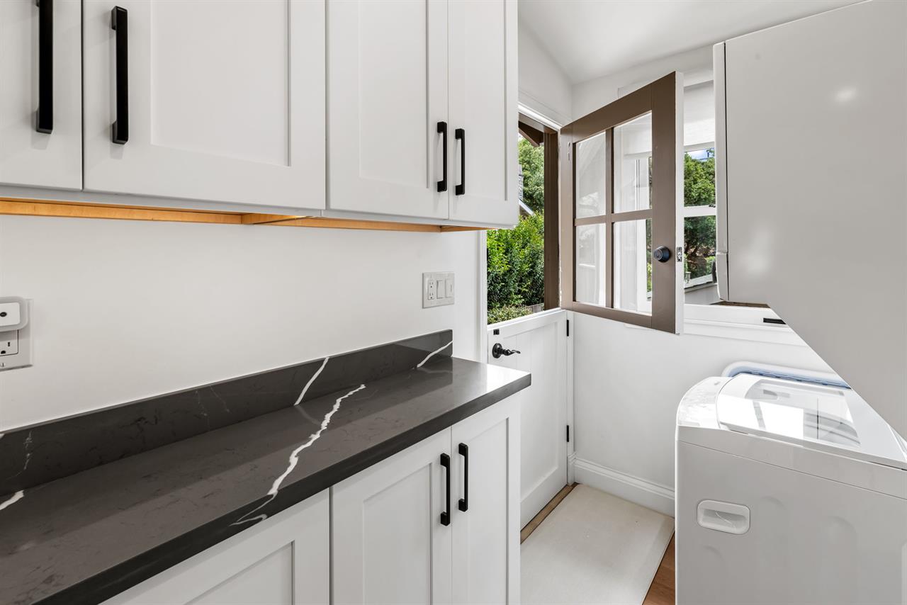 Laundry Area Next to the Kitchen