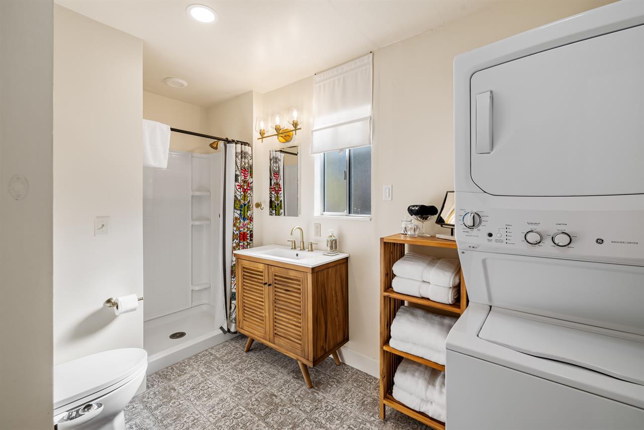 EnSuite Bathroom for Bedroom 1  Shower and WasherDryer