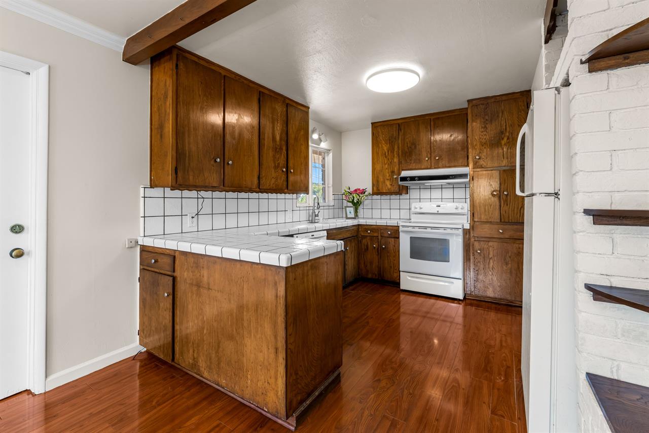 Looking into the Kitchen from the Dining Area