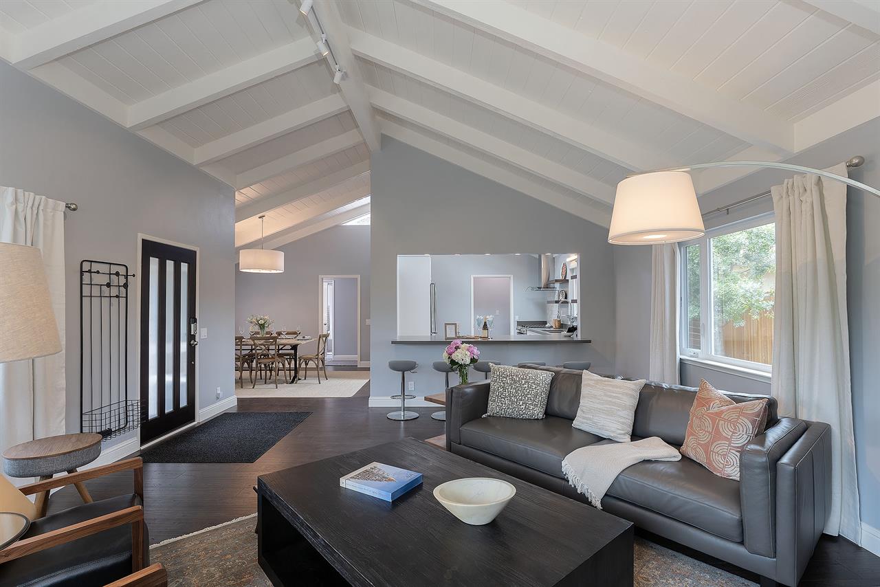 Formal Living Room with Gas Fireplace