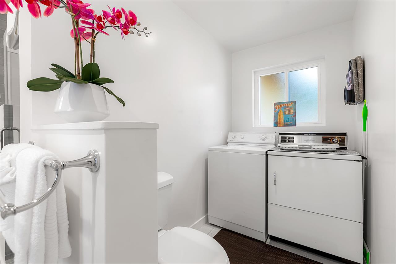 Washer and Dryer are Next to Bathroom 1