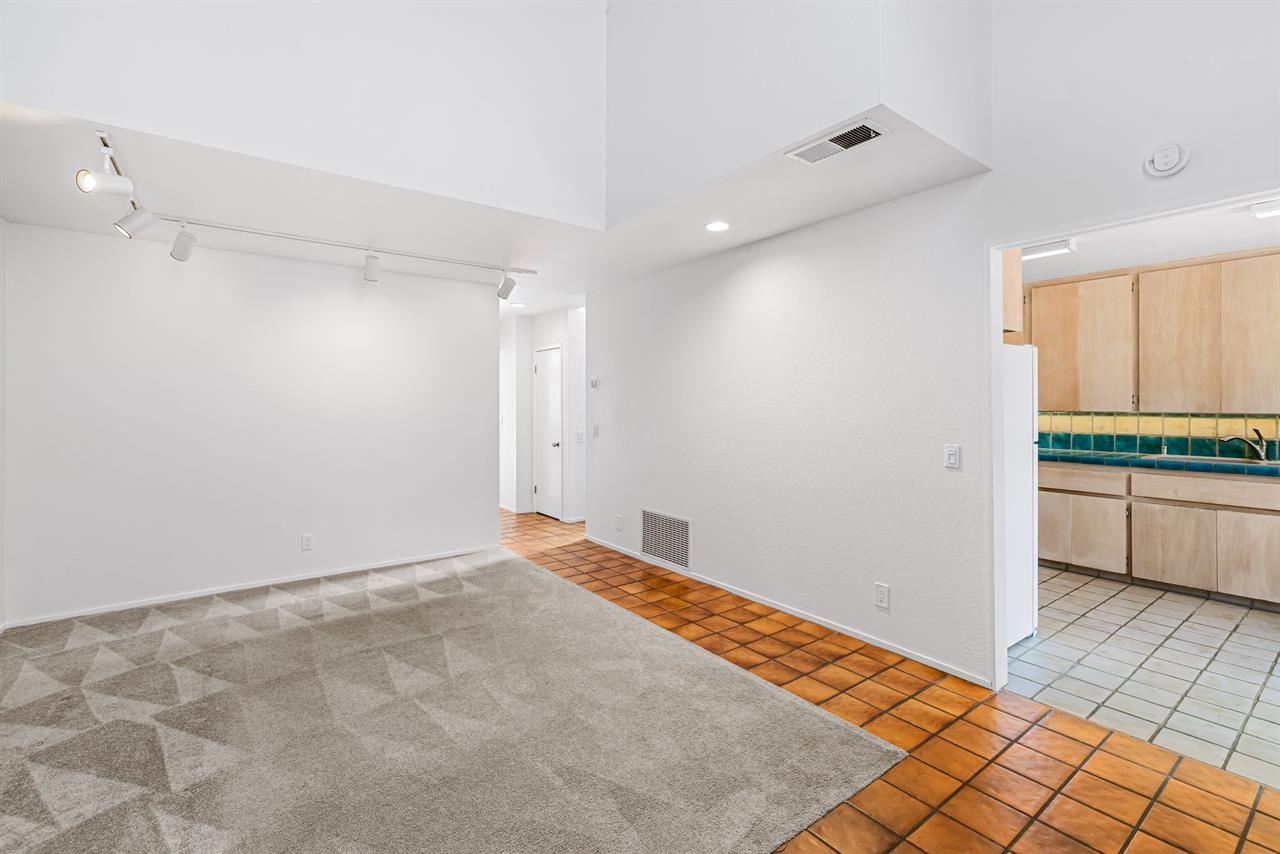 Living Room Next to the Kitchen